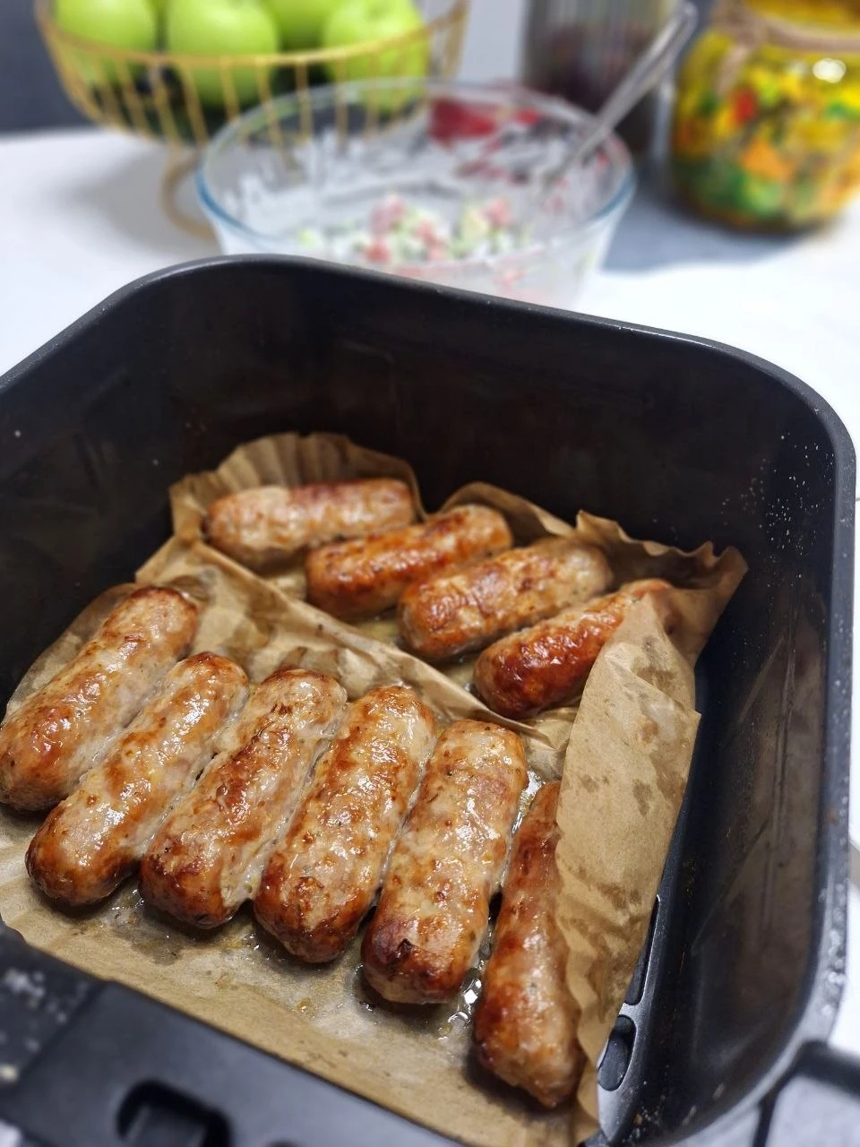 Купаты в аэрогриле