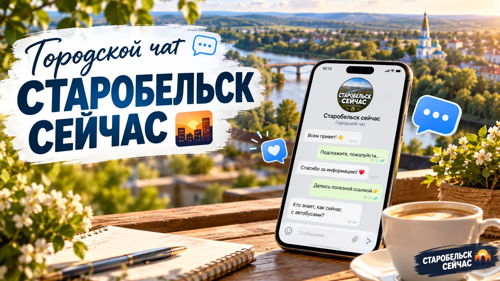 💬 Напоминаем о нашем городском чате «СТАРОБЕЛЬСК СЕЙЧАС🌇». Это популярное место для ж...