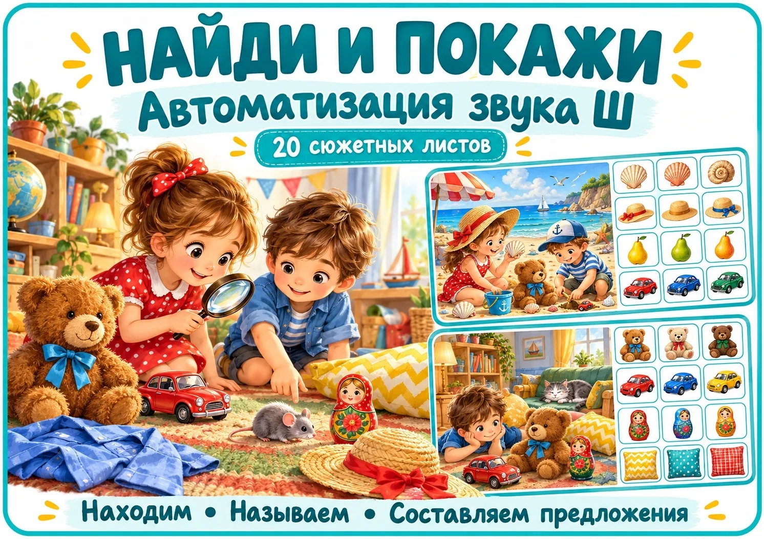 🖇 НАЙДИ И ПОКАЖИ! — АВТОМАТИЗАЦИЯ ЗВУКА Ш 🔍🗣