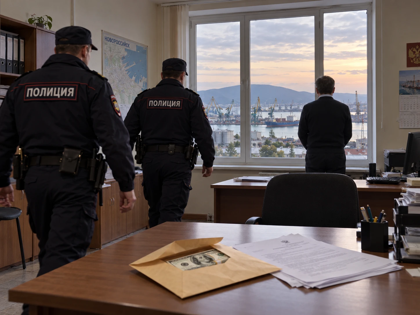 В Новороссийске бывший начальник портового контроля получил пять лет колонии за взятку ...
