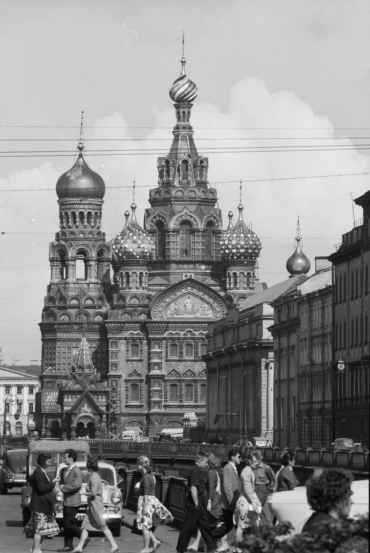 1961.Канал Грибоедова. Вид на Спаса-на-Крови.