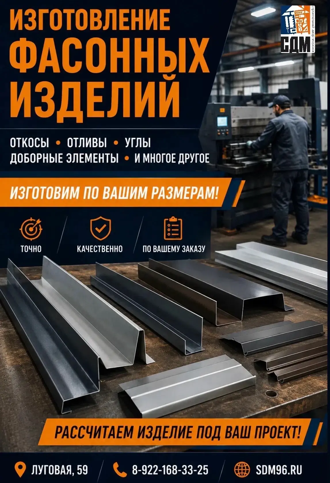 🔧 ИЗГОТОВЛЕНИЕ ФАСОННЫХ ИЗДЕЛИЙ НА ЗАКАЗ В СДМ! 🏠