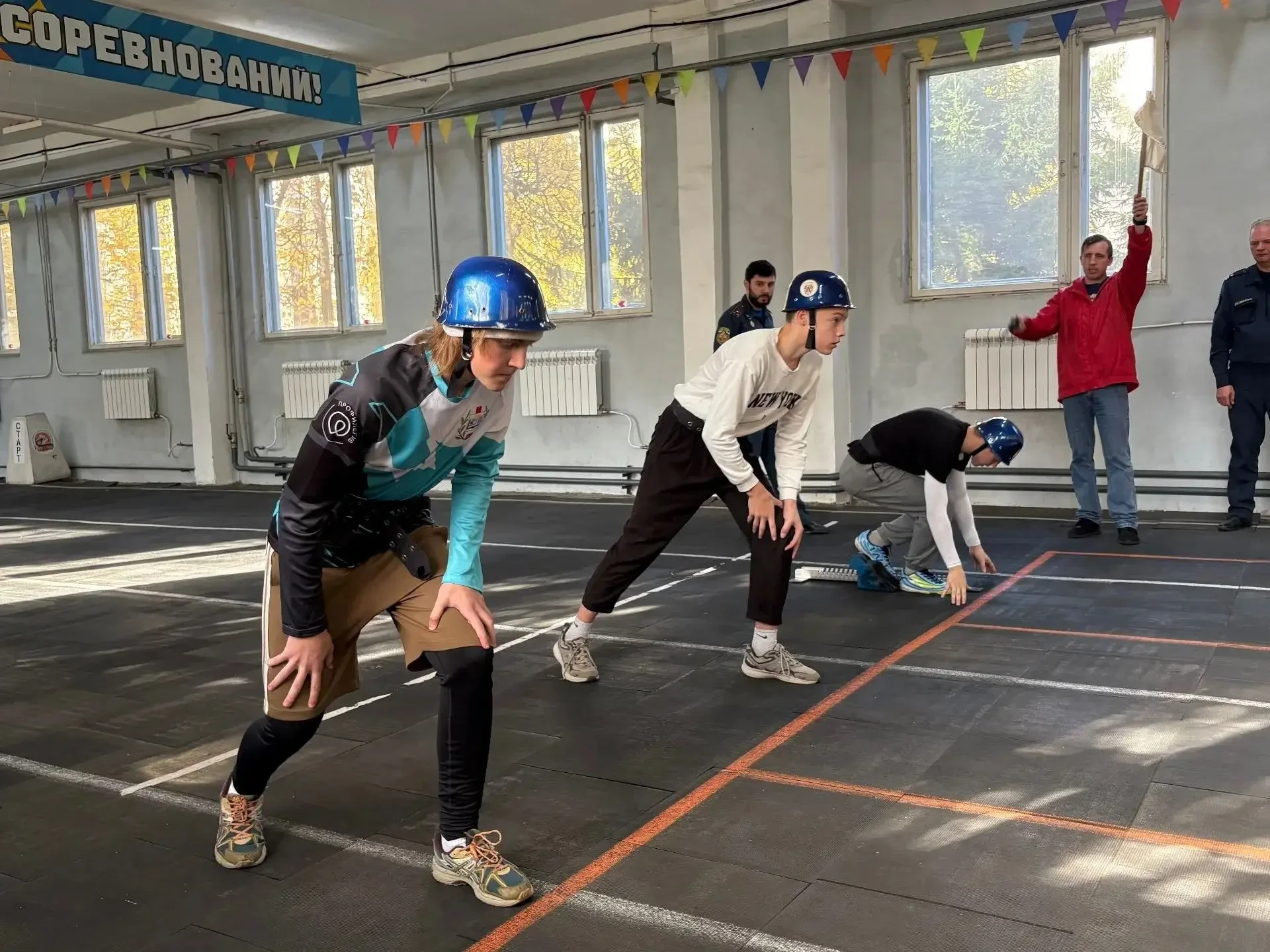 🔥 Юные пожарные готовятся к городскому старту