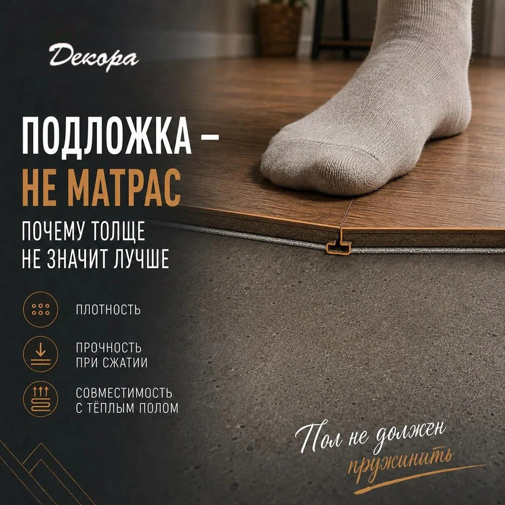 🧱 ПОДЛОЖКА. Почему толще — не значит лучше?