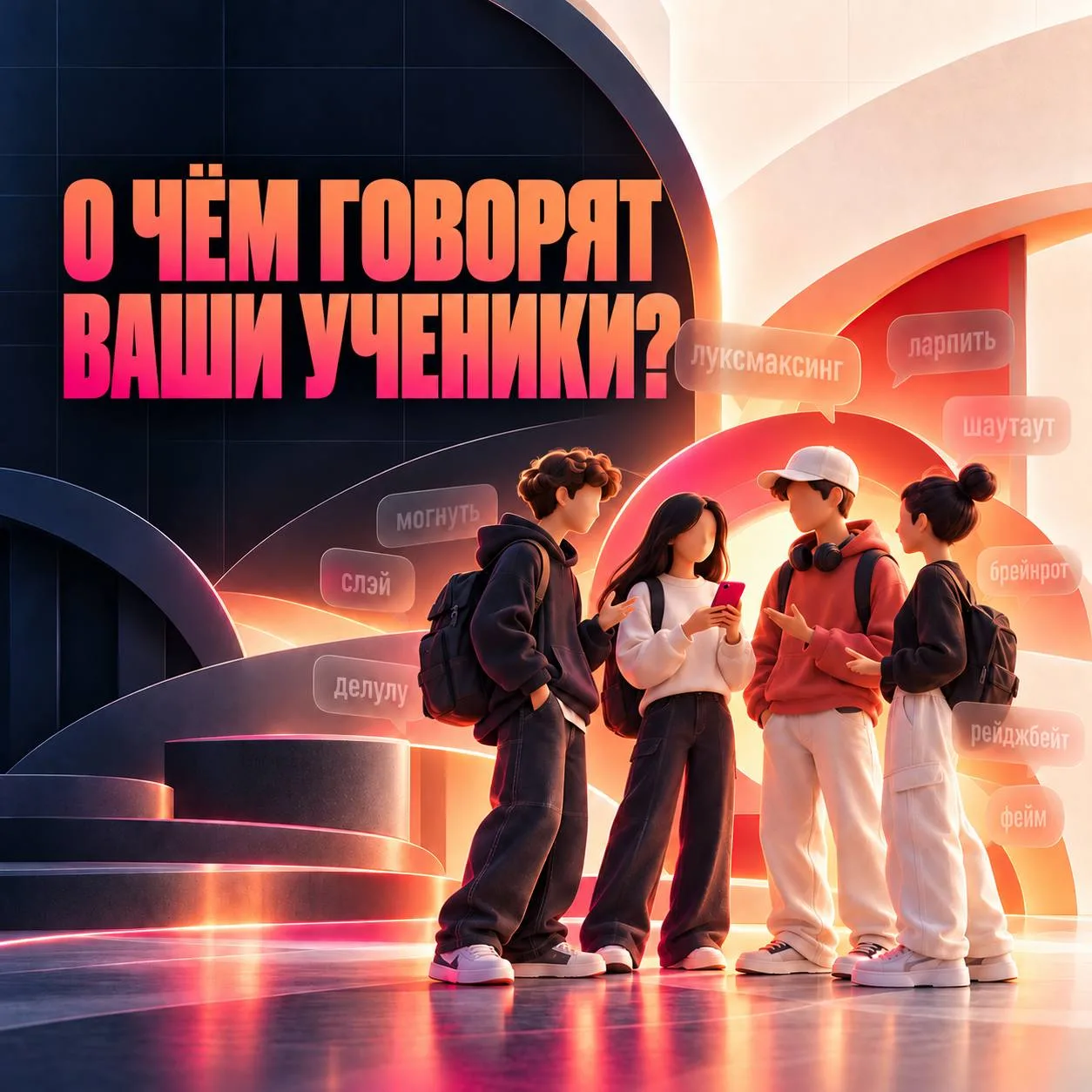 «Ларп», «фейм» и «минус аура»: о чём говорят ваши ученики?