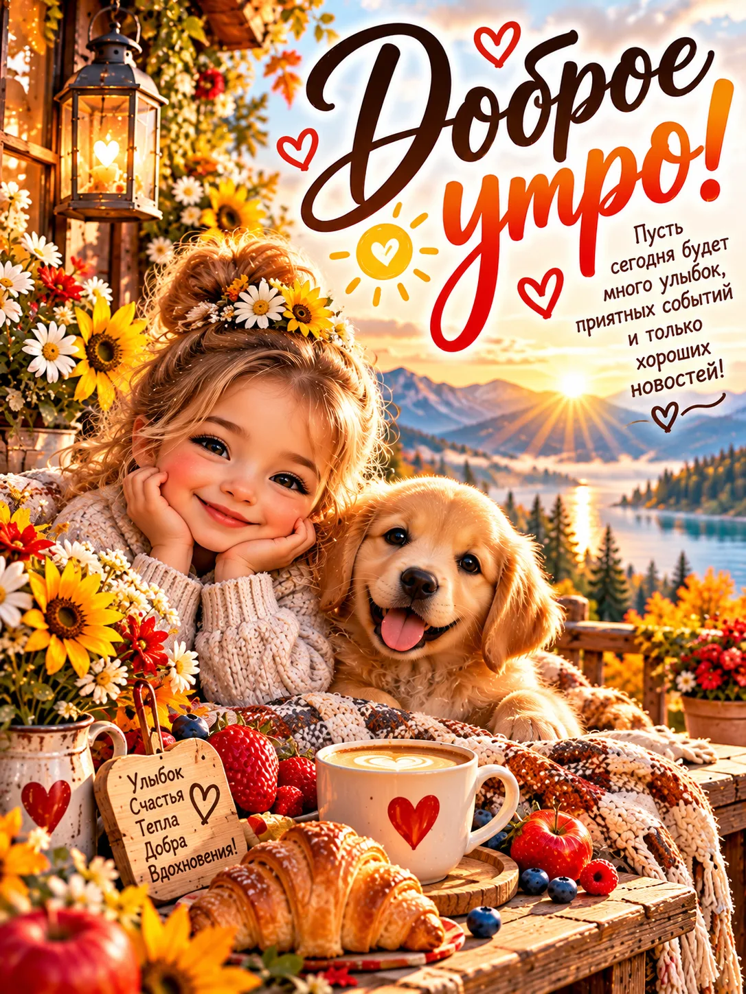 ☀️🌸 Доброе утро, мои хорошие! ❤️🐶