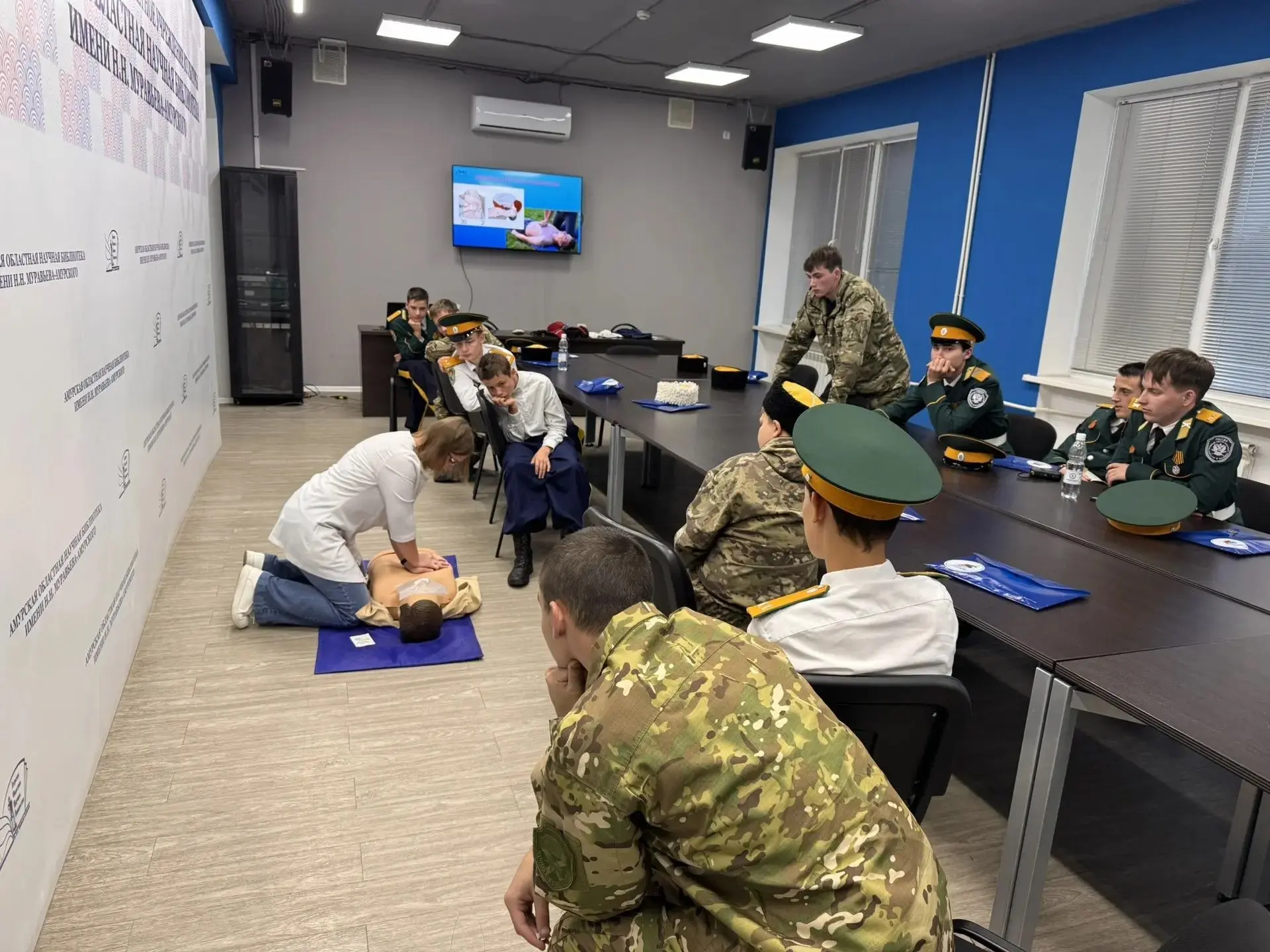 🩺 МАСТЕР-КЛАСС ПО ПЕРВОЙ ПОМОЩИ НА ДАЛЬНЕВОСТОЧНОМ СЛЁТЕ КАЗАЧЬЕЙ МОЛОДЁЖИ 🎖️
