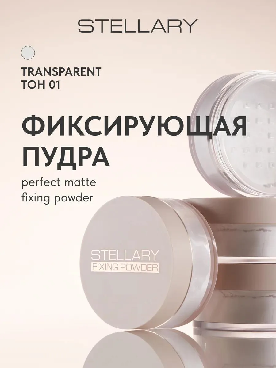 🔥 Пудра для лица рассыпчатая Perfect matte тон 01, 5г