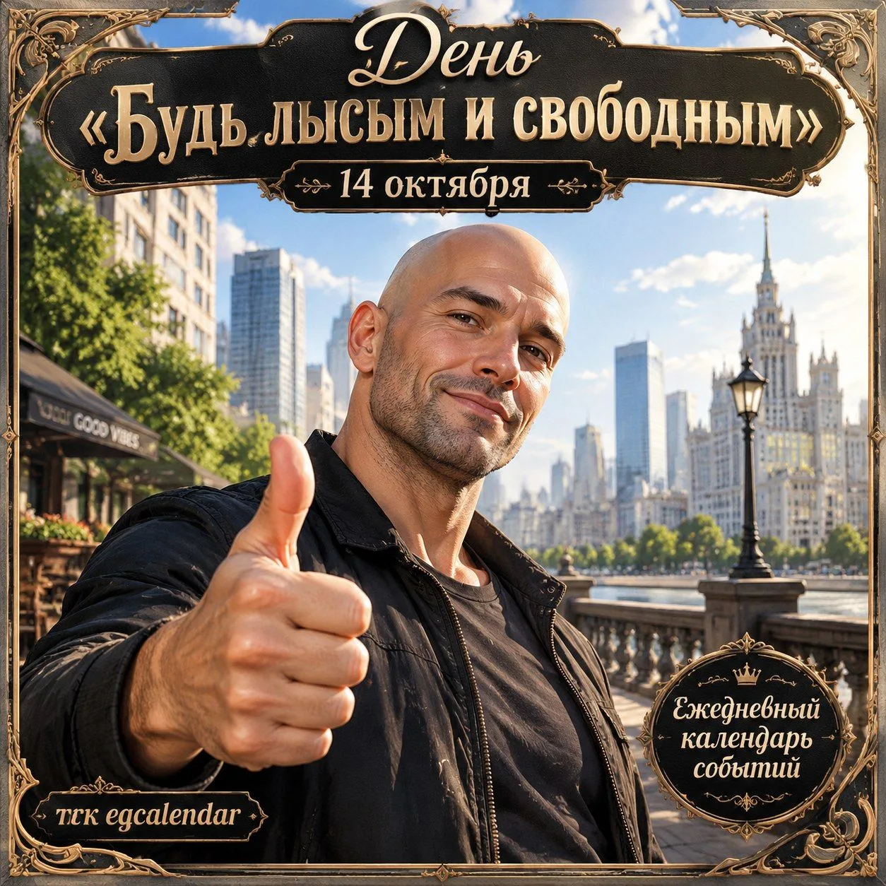 День «Будь лысым и свободным» (Be Bald and Be Free Day) официально и ежегодно отмечаетс...