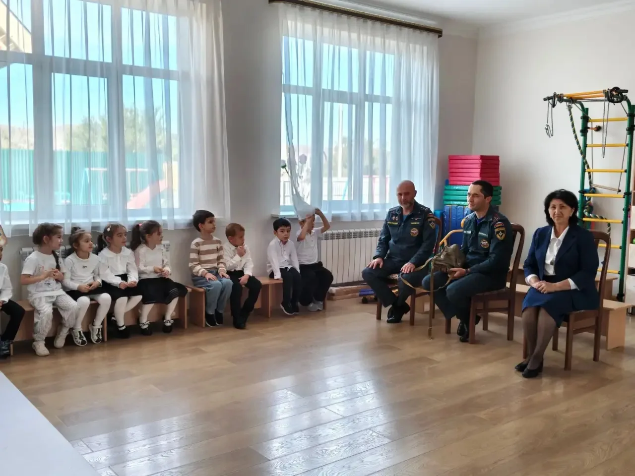 В нашем детском саду прошло занятие по гражданской обороне!