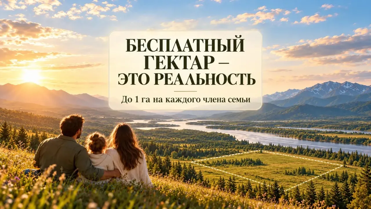 Бесплатный гектар — это реальность 🌿