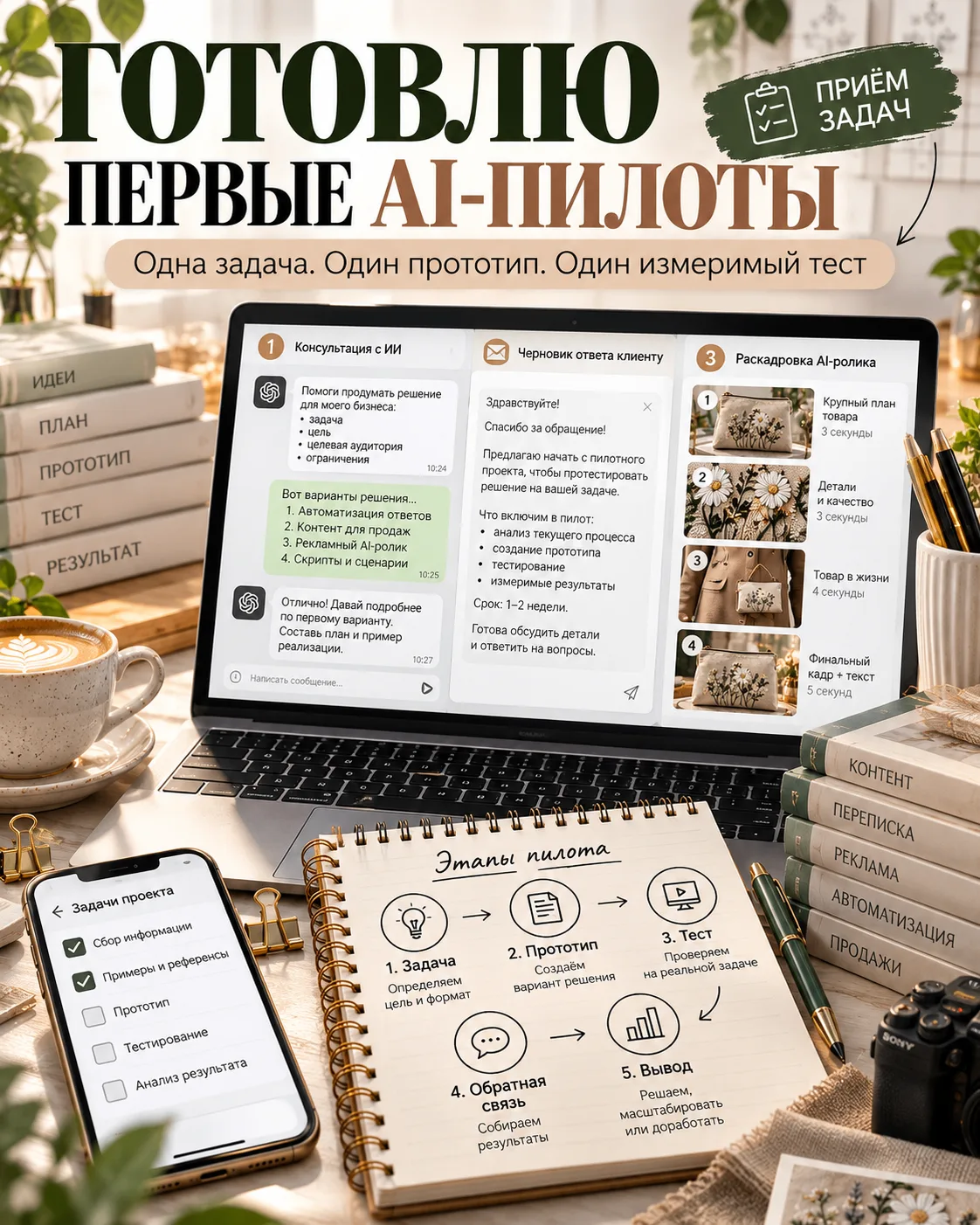 Я начинаю готовить первые AI-пилоты для малого бизнеса