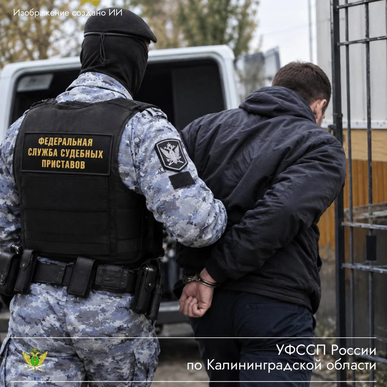 Злостный алиментщик из Балтийска, скрывавшийся от приставов, заключен под стражу.