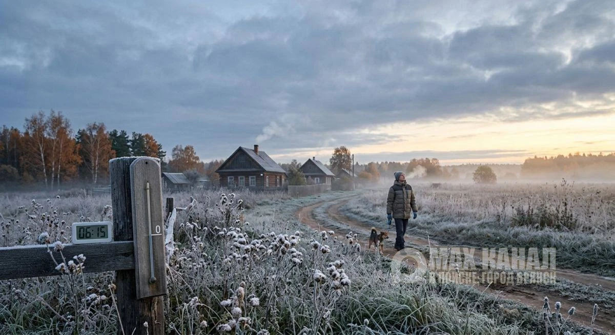 🥶На Брянщине температура рухнет до нуля градусов