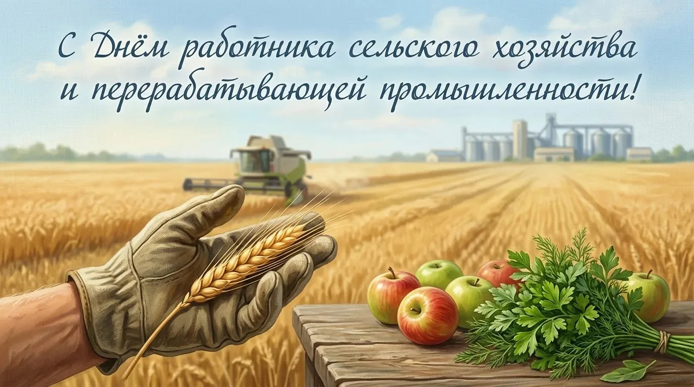 🌾 С Днём работника сельского хозяйства и перерабатывающей промышленности! 🌾