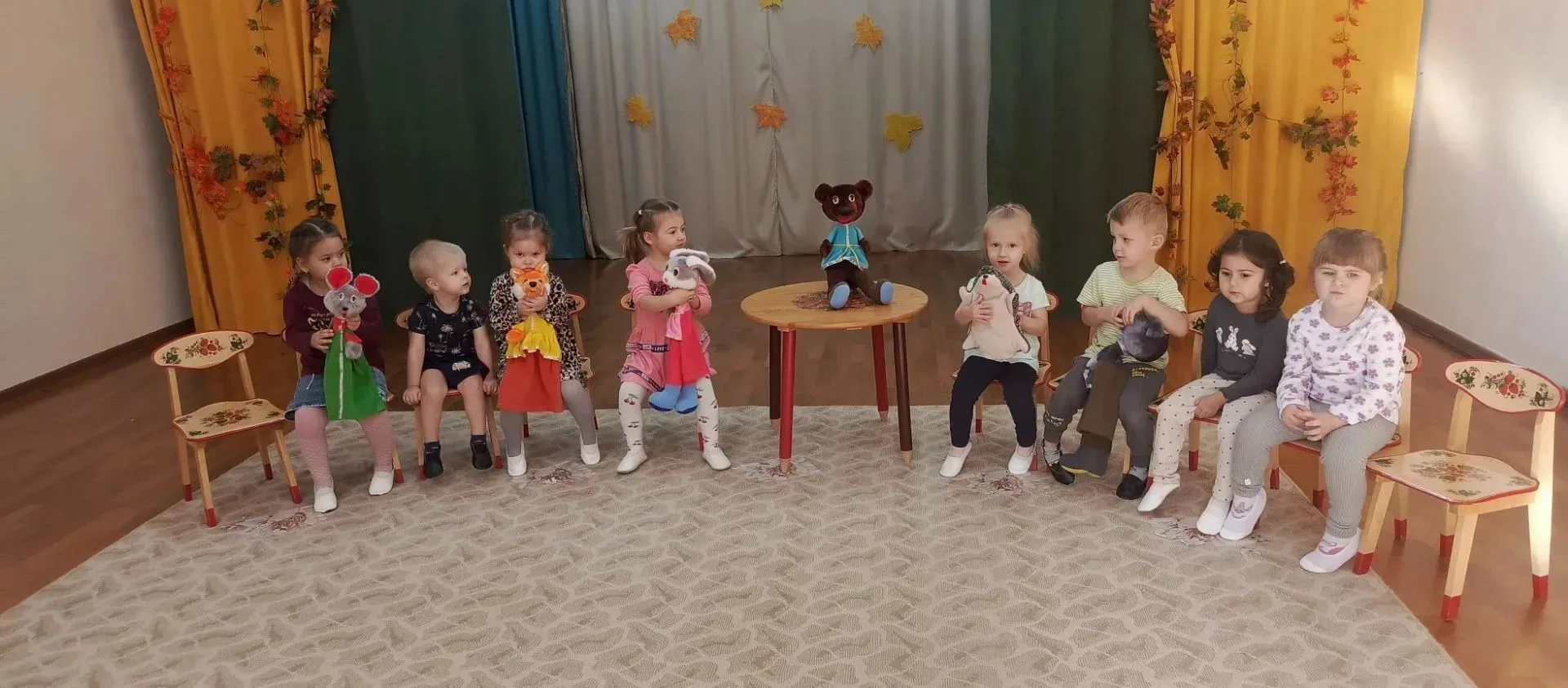 Развлечение в 3 группе: «На День рождения к Мише» 🐻🎉