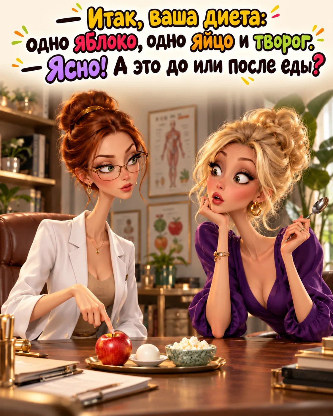 🍎 Меню понятное, осталось уточнить главное: а где само - что поесть? 😂