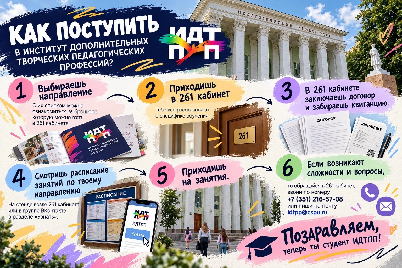 💃🎸В ИДТПП ЮУрГГПУ стартовал учебный год для тех, кто готов стать педагогом дополнител...