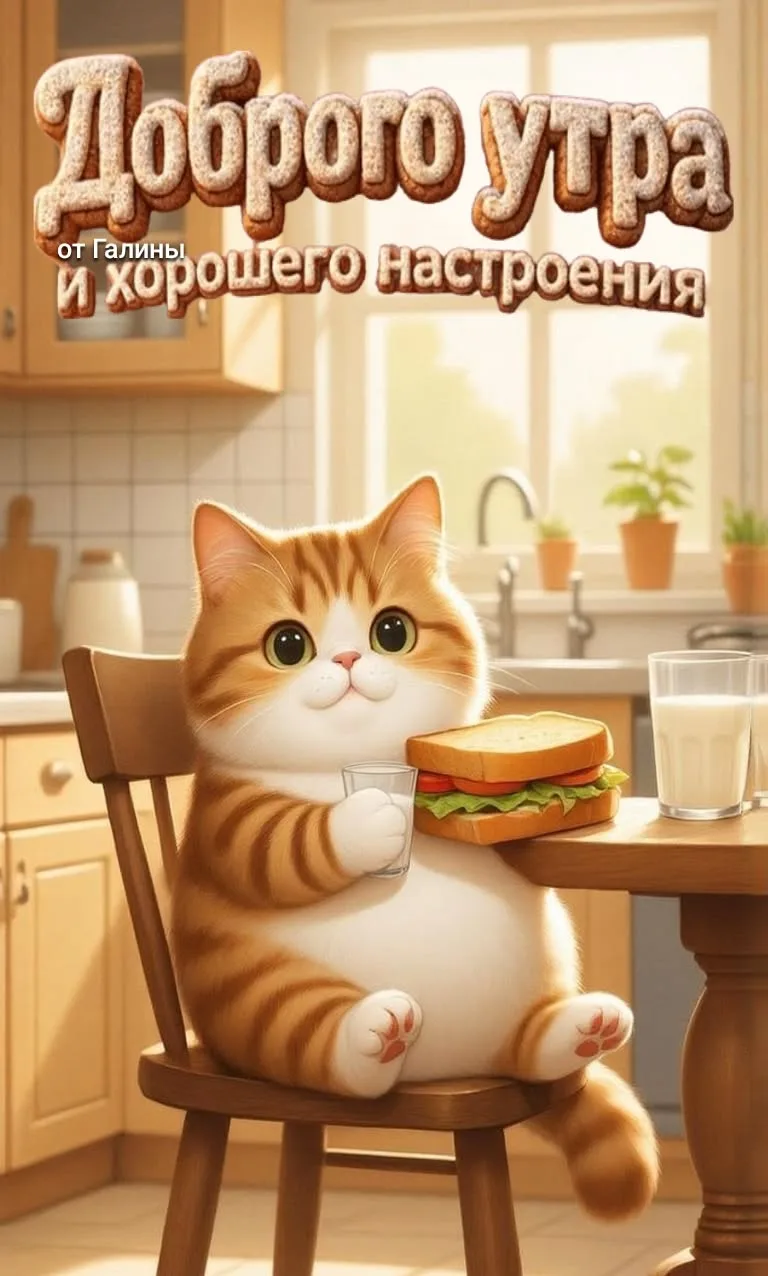 Доброго утра! Желаю, чтобы сегодняшний день был наполнен любовью, добротой и счастьем. ...