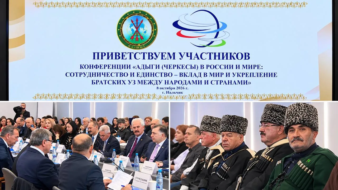 ❗️В Нальчике проходит масштабная конференция «Адыги в России и мире: сотрудничество и е...