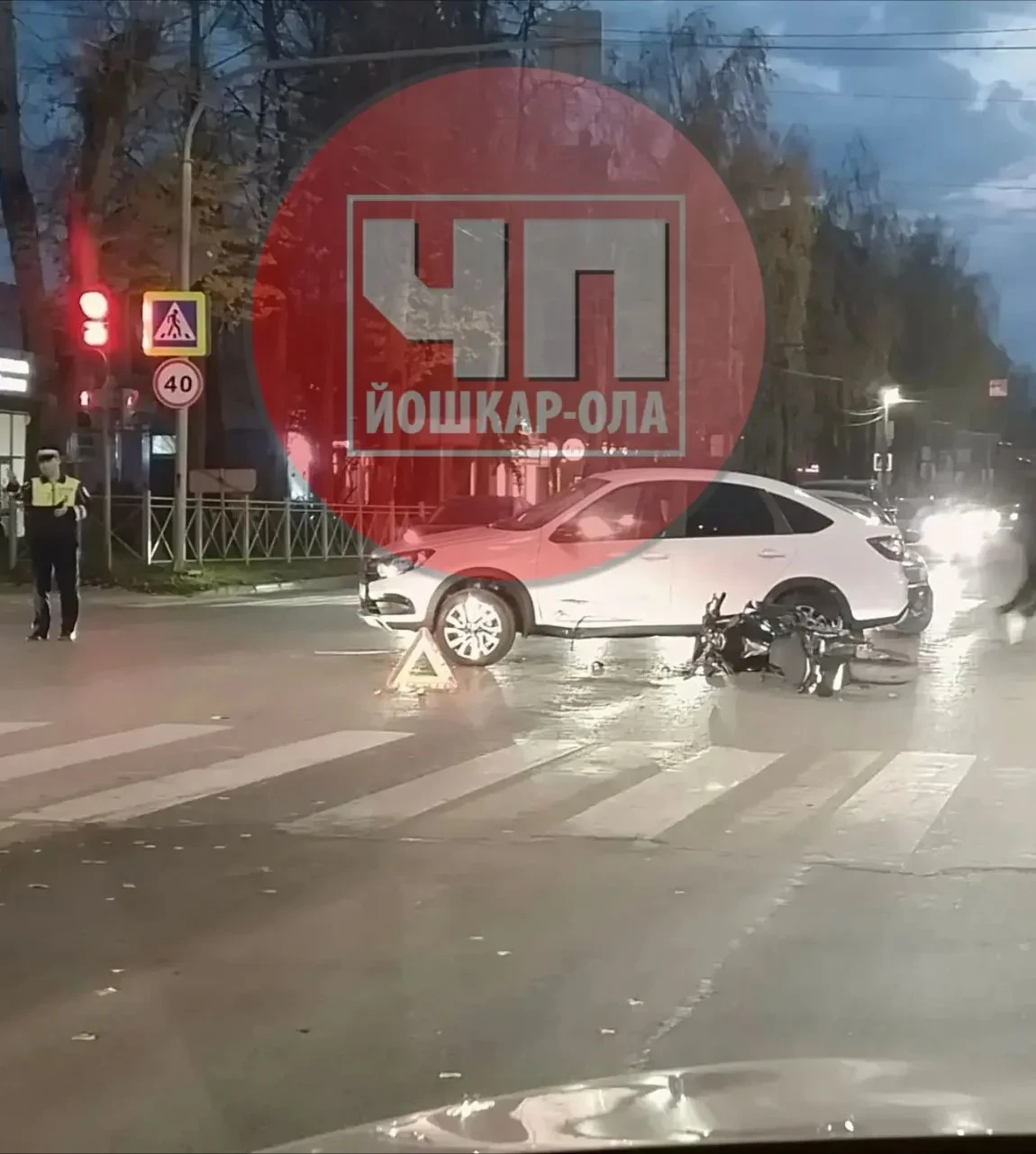 ‼😲Серьёзное ДТП с мотоциклистом.