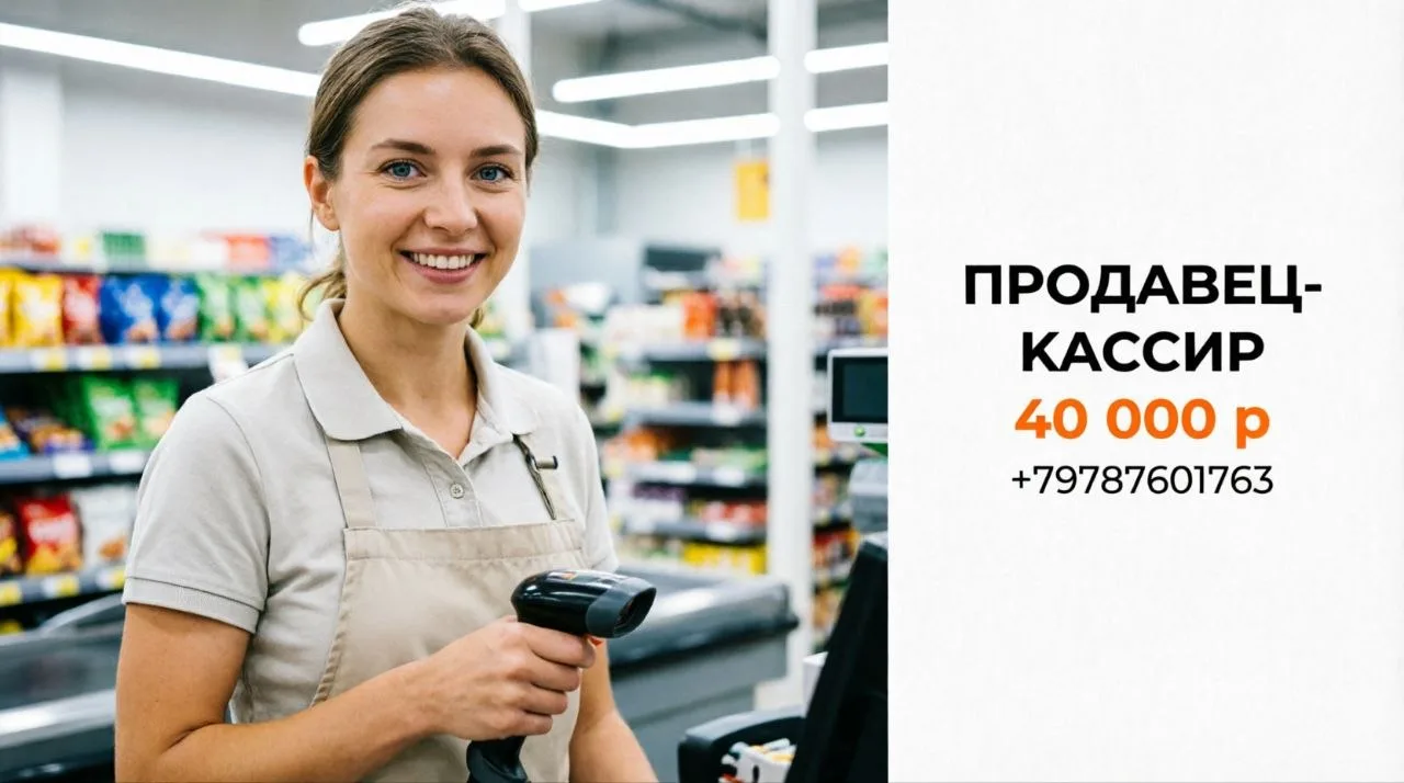 ПРОДАВЕЦ-КАССИР | 40 000 р