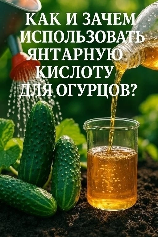 Янтарная кислота для огурцов: ключ к богатому урожаю! Простое средство для активного ро...
