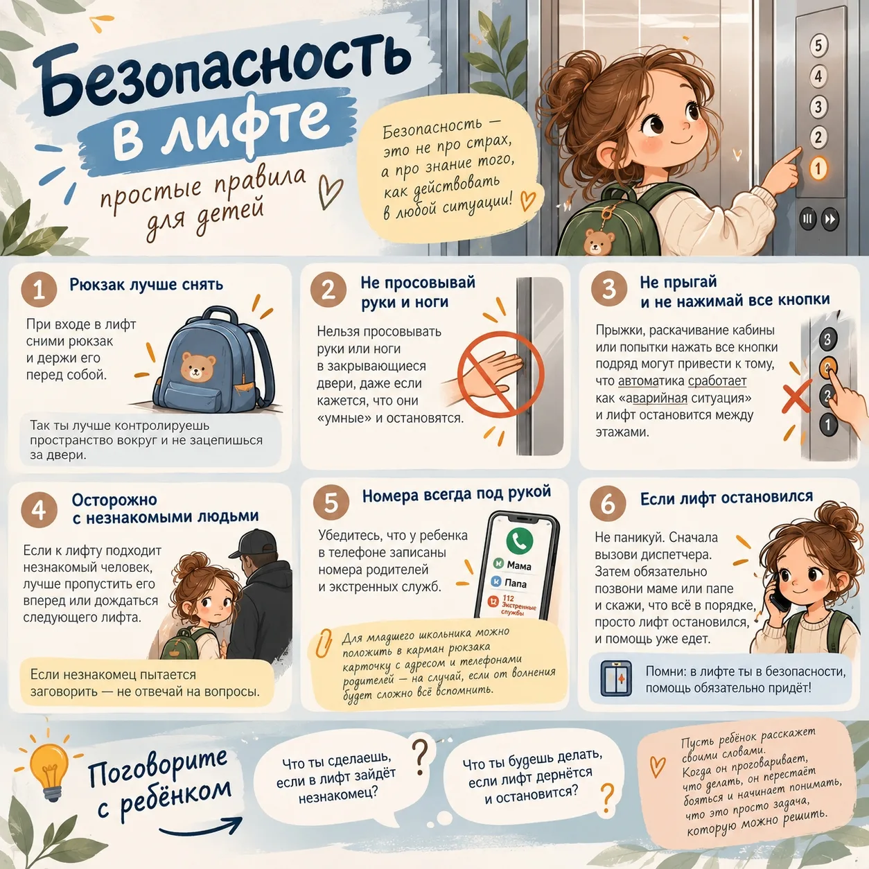 🚪 Безопасность в лифте
