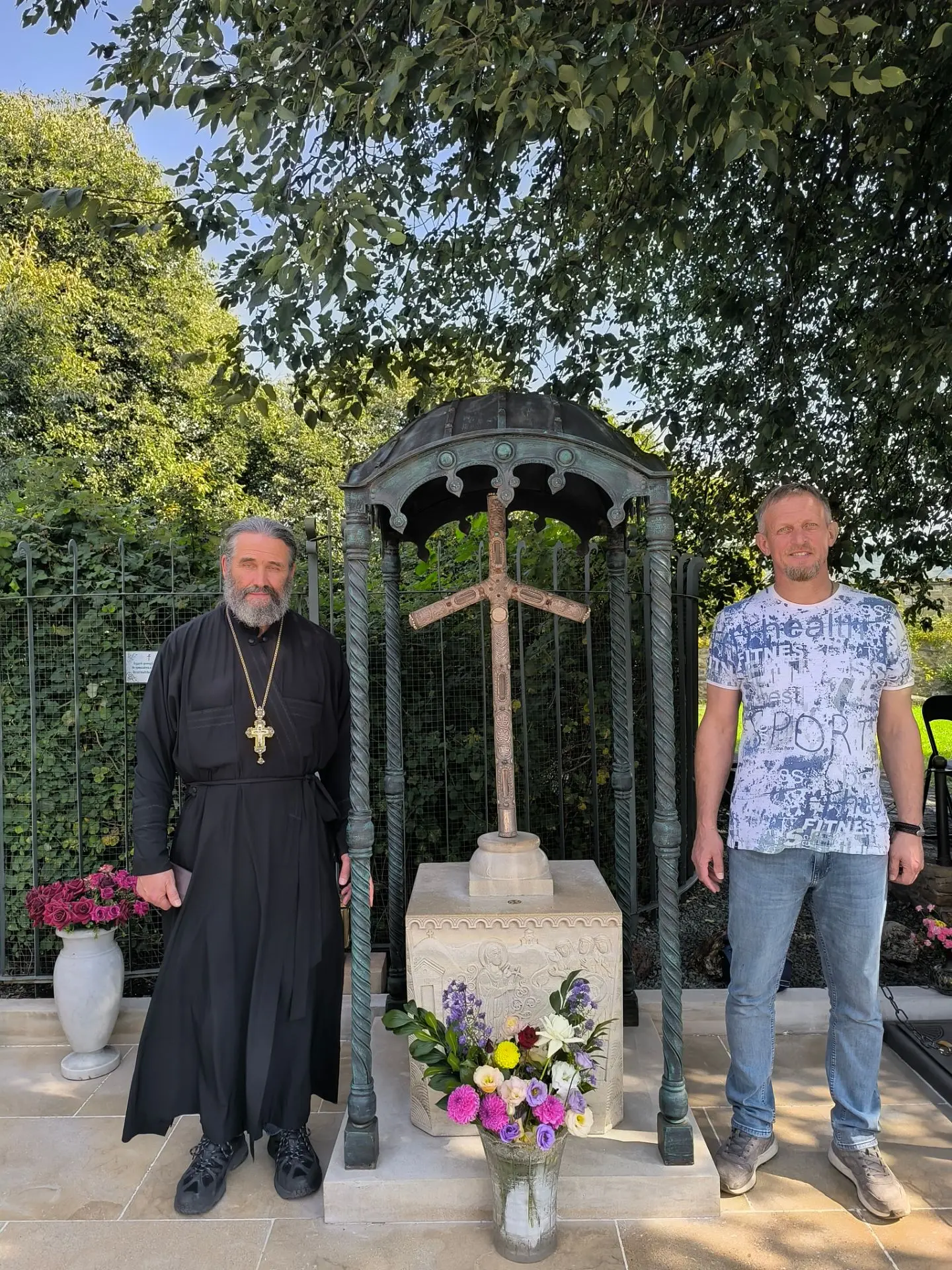 ✍️Заехали в Самтавро....попрощались с мама Габриелем.