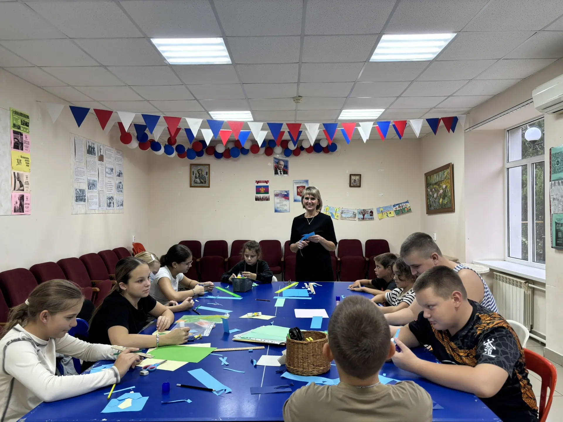 16 октября в СК х.им.Тамаровского прошёл мастер-класс «Открытка для папы».