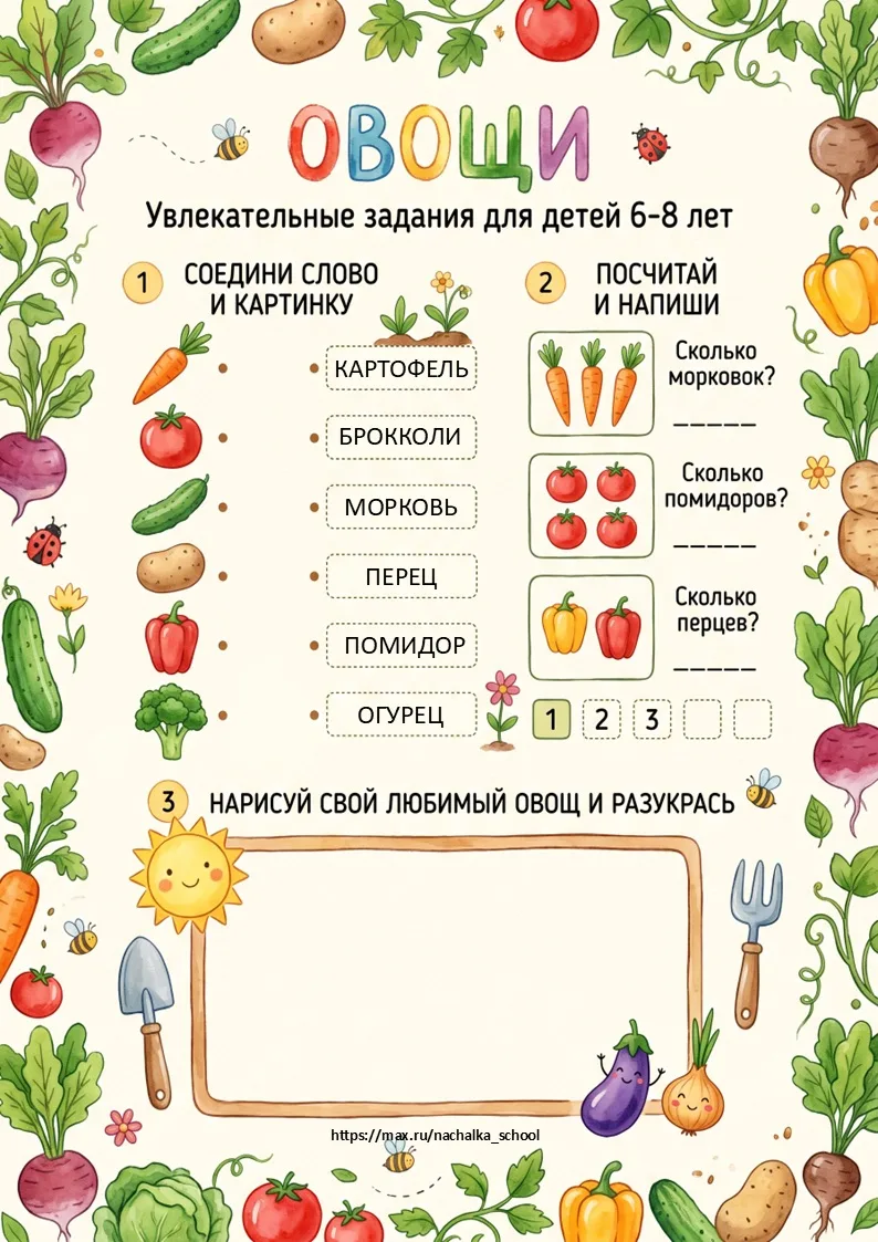 Овощи.