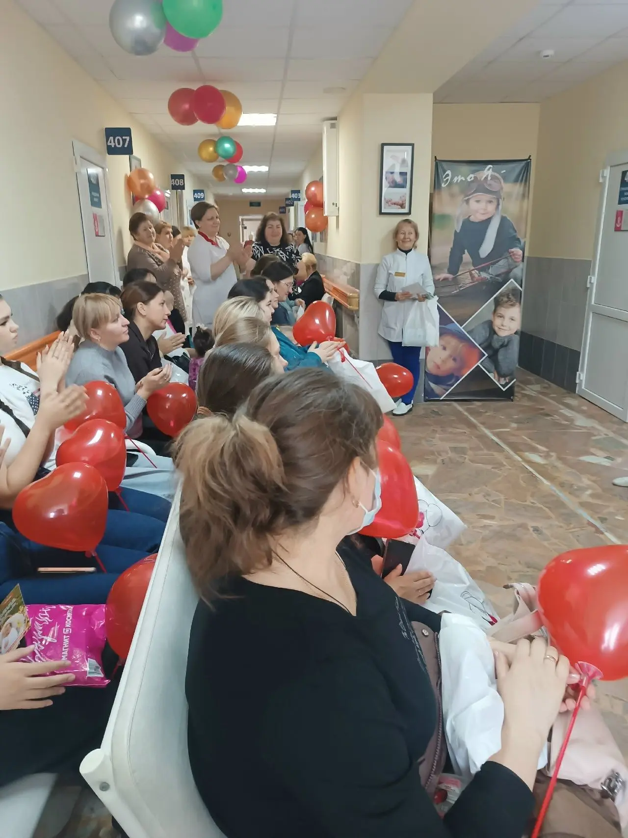 Сегодня в женской консультации Канашского медицинского центра состоялся настоящий празд...