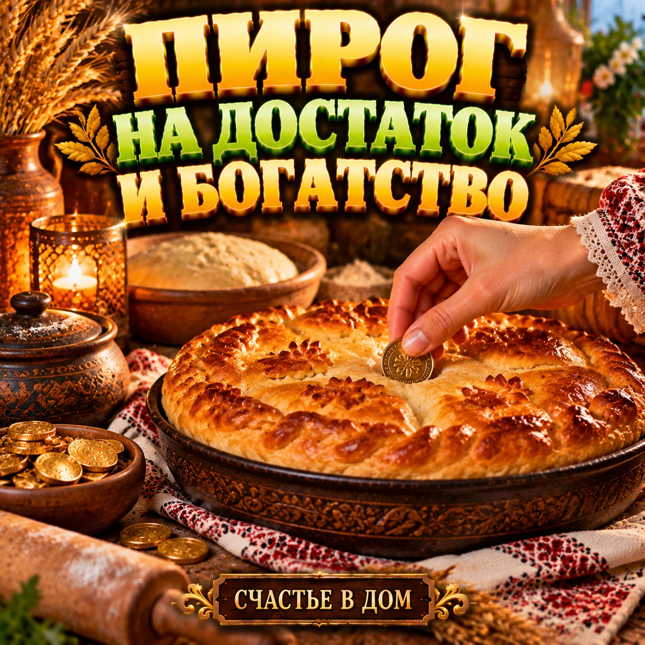 🥧 ПИРОГ НА ДОСТАТОК И БОГАТСТВО