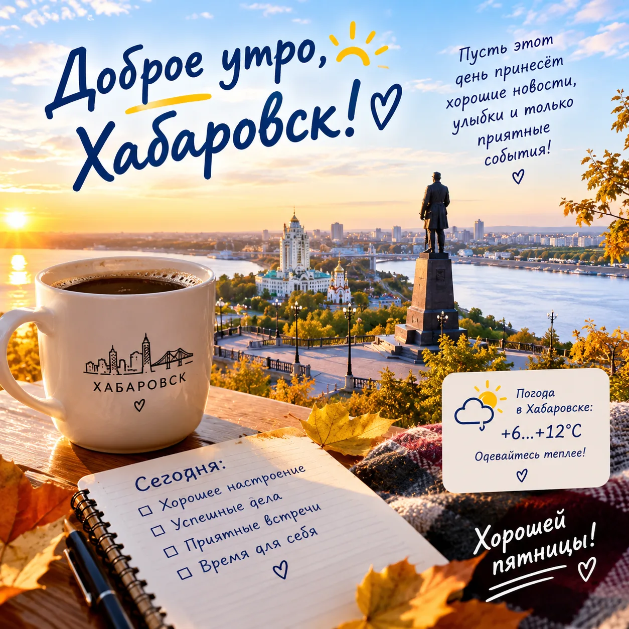 🌄🙋 Доброе утро, Хабаровск!