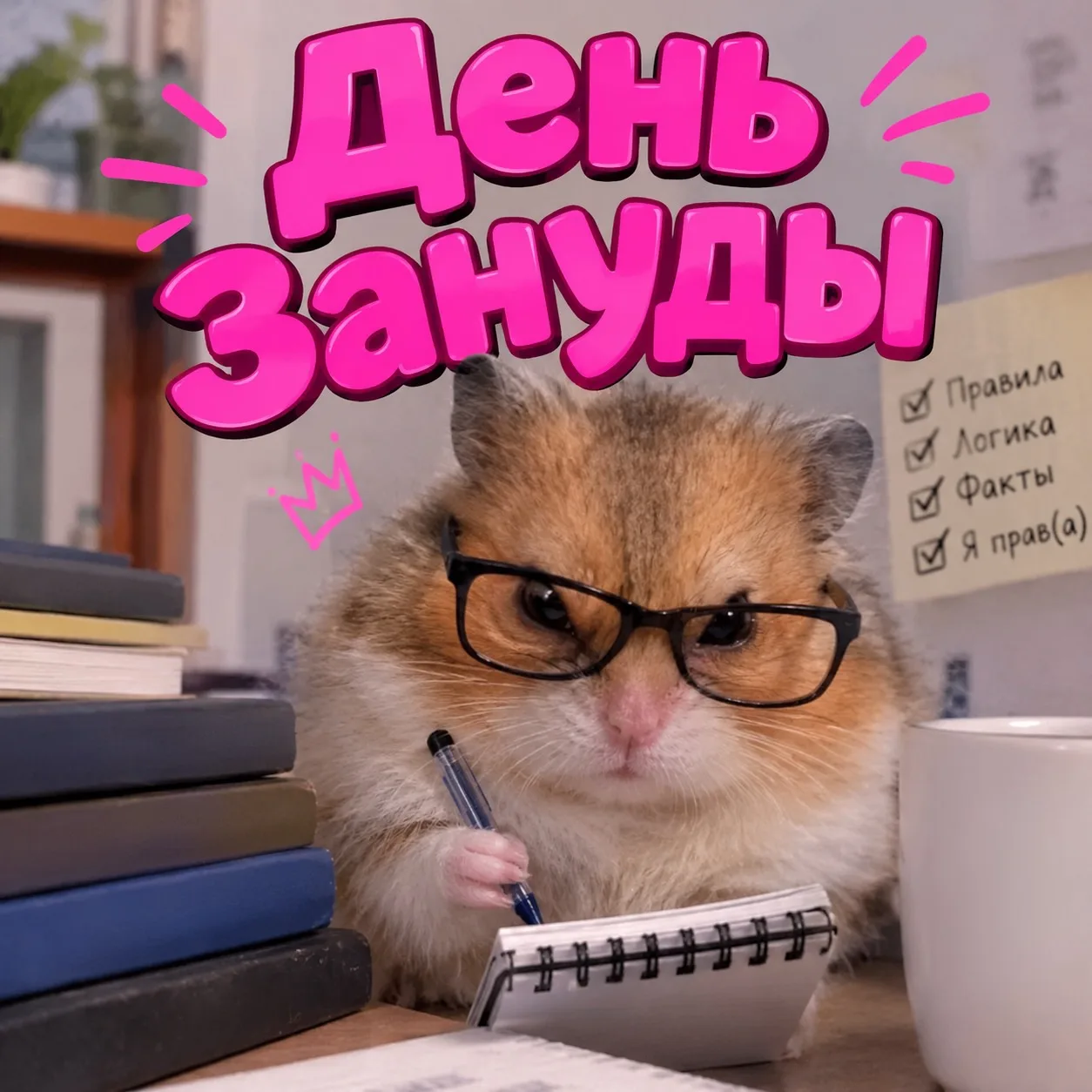 Сегодня отмечается Международный день зануды 🤭