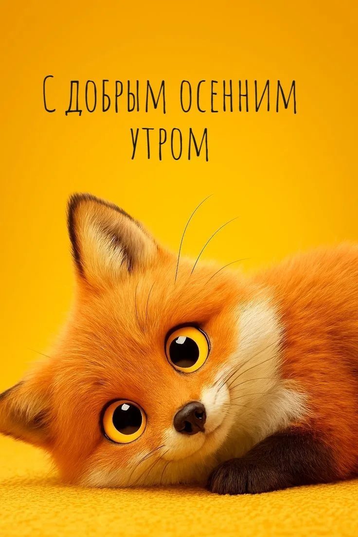 Доброе осеннее утро! 🍁