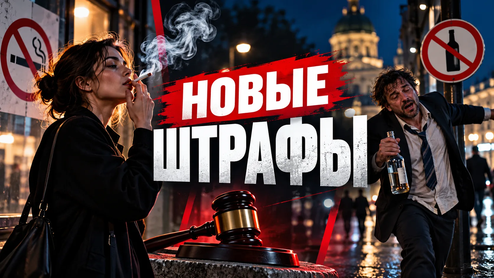 Курение, алкоголь и мелкое хулиганство: штрафы предлагают увеличить