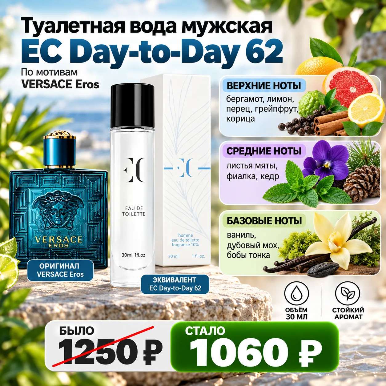 Если предыдущий аромат — это спокойная уверенность, то следующий — энергия, характер и ...