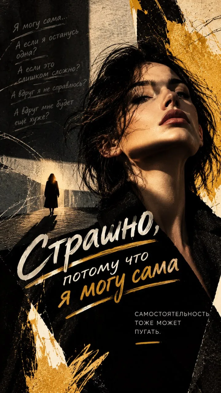 ️«Страшно, потому что я могу сама»