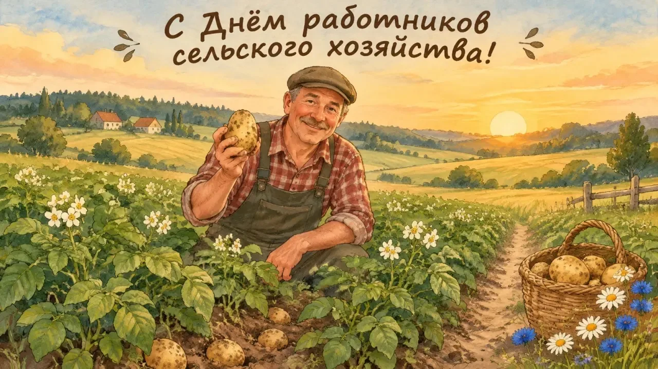 🚜🥔 С Днём работников сельского хозяйства!