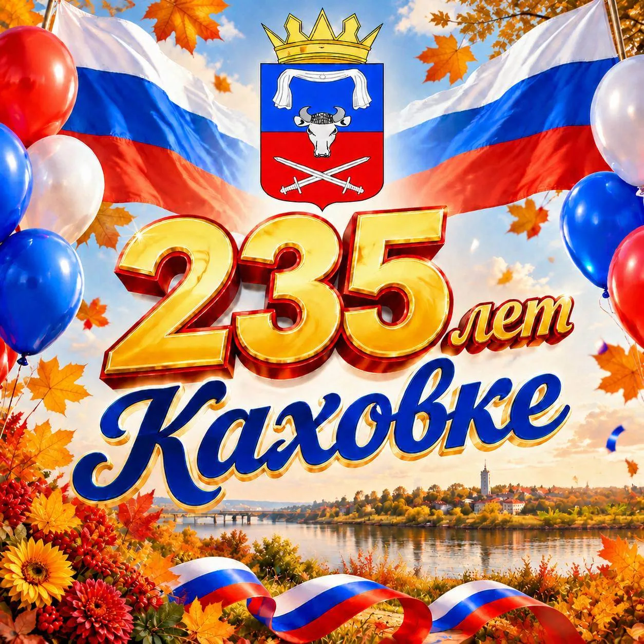 Каховке - 235 лет. Наш город  с большой историей и сильными людьми