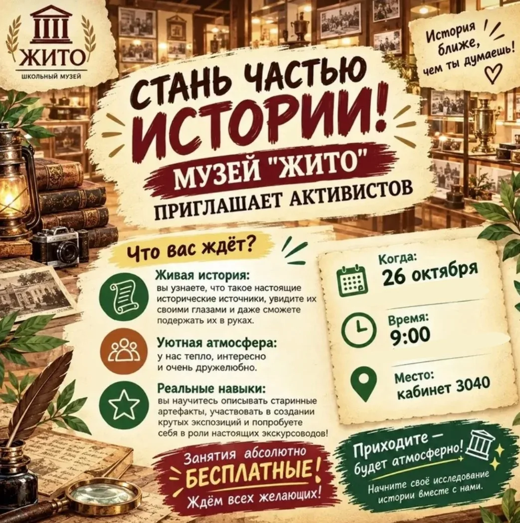 Хочешь стать частью большой истории?✨