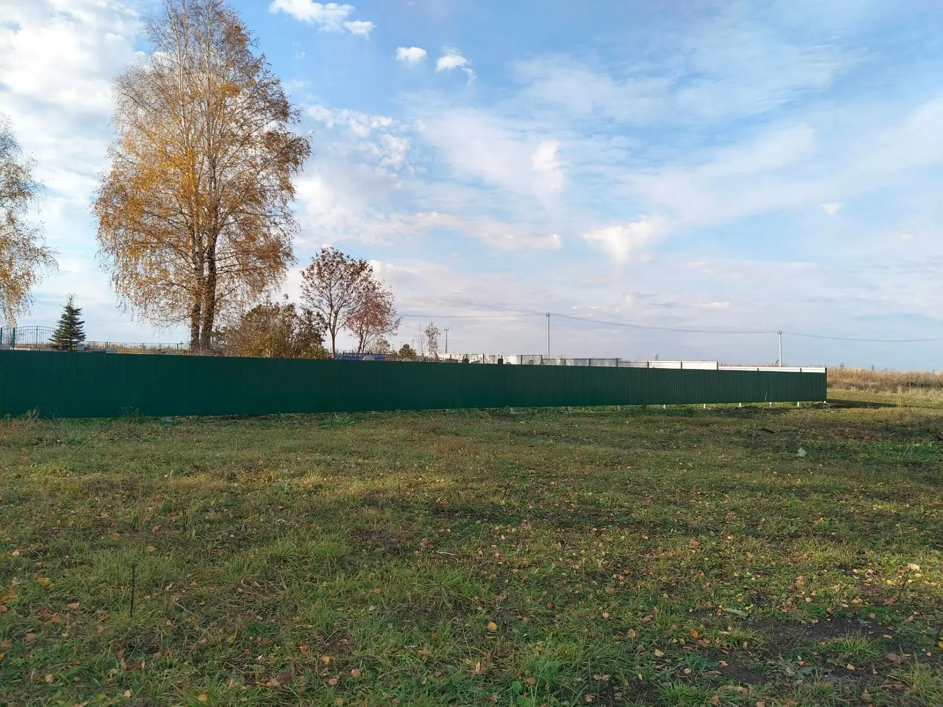 В селе Чистопольского района отремонтировали ограждение кладбища 🛠️Совхозно-Галактионо...