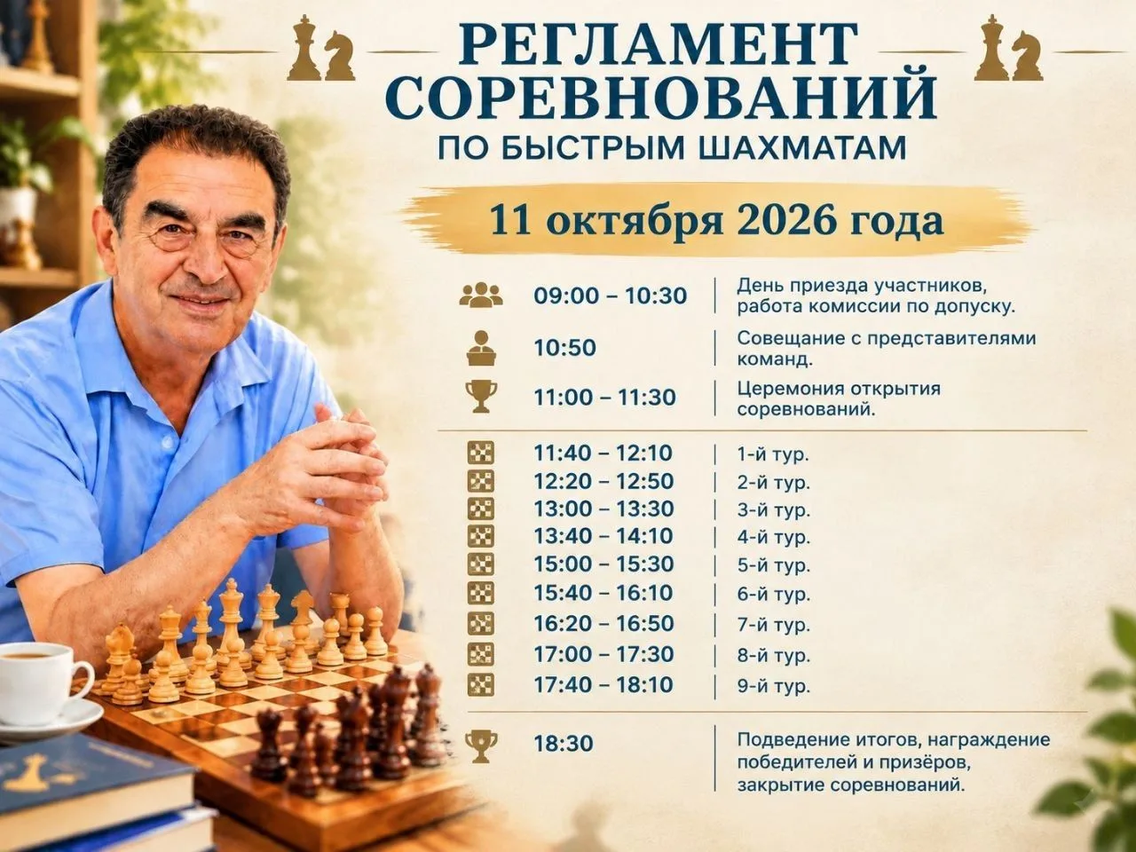 🎉 Готовьтесь к шахматным баталиям! 🎉