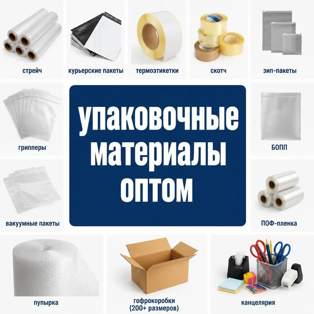 📦 Большой ассортимент упаковки — это про нас!