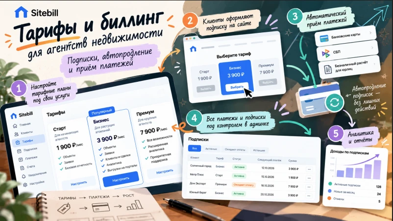 Владелец сайта недвижимости теперь может продавать агентствам платный доступ: создавать...