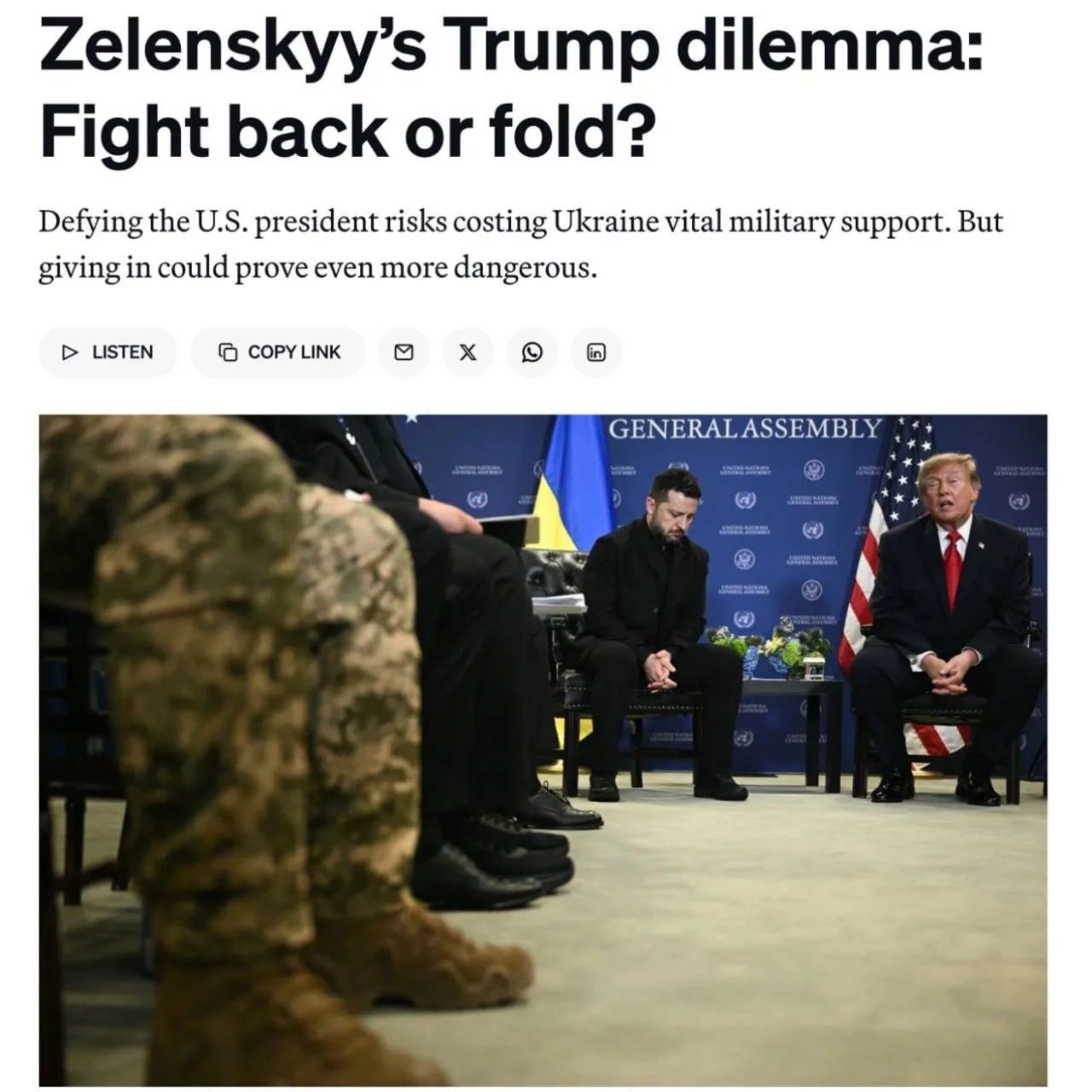 Зеленский рискует спровоцировать Трампа на прекращение разведподдержки США или отключен...