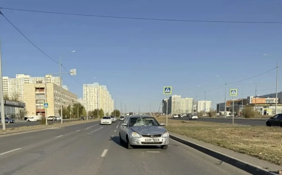 ❗В Оренбурге на пешеходном переходе сбили пожилую женщину