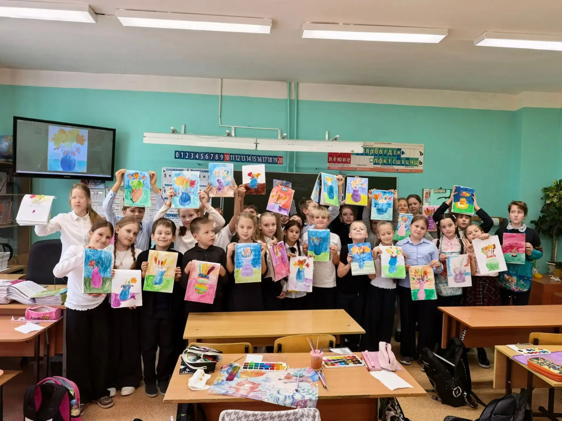 Погода вдохновила наших учащихся 3а класса!