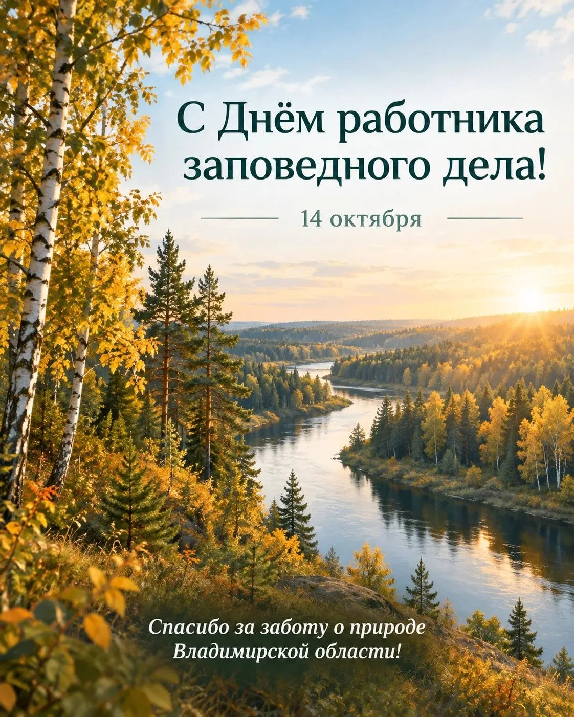 С Днём работника заповедного дела! 🌲